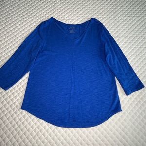 Chico’s 3/4 Sleeve V-neck Tee